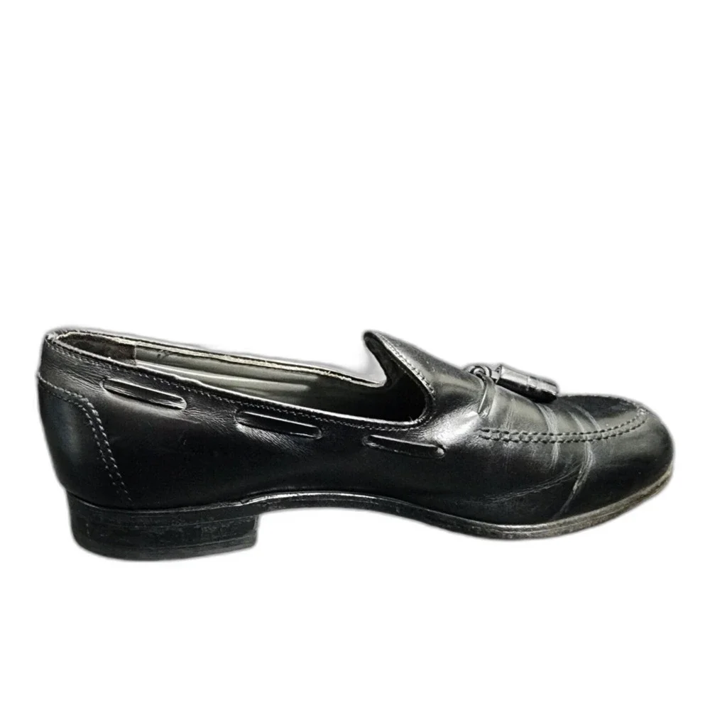 FootJoy Classics Men's Black Leather Tassel Loafer Shoes Size 11D Style 75309